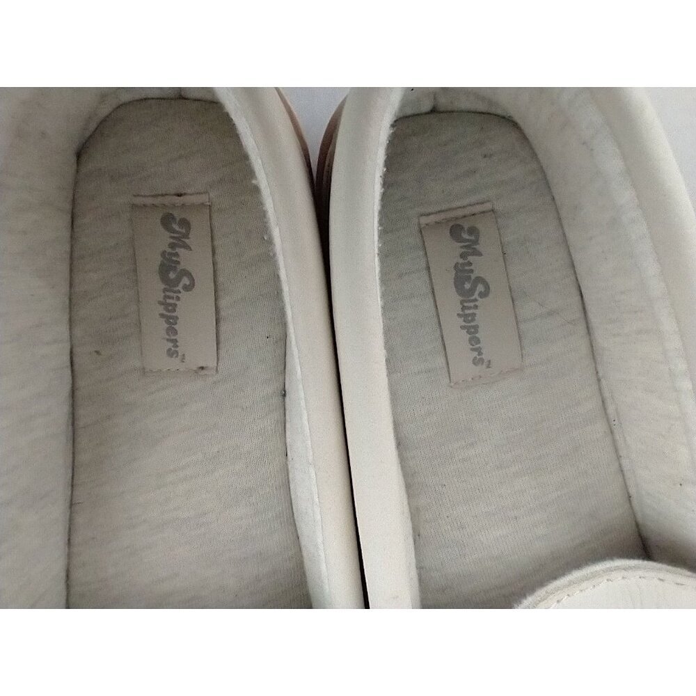 My Slippers Women’s 10 All Season Slippers Leather Slip On Indoor Outdoor‎ - Picture 7 of 8